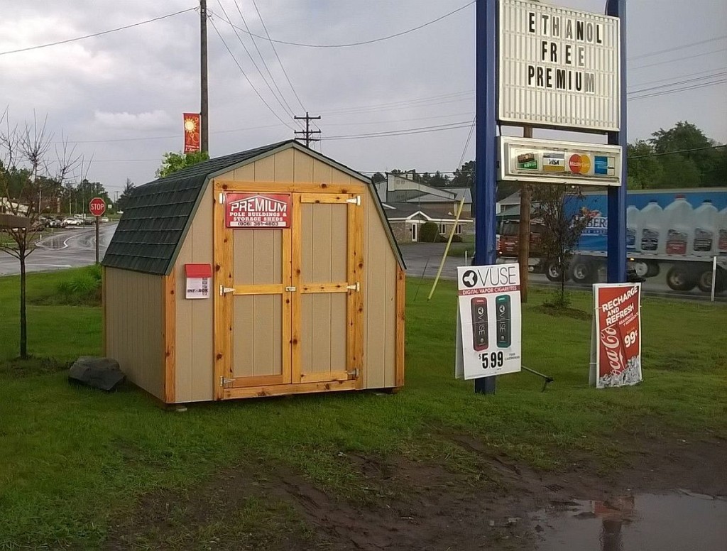 premium sheds 8 x 8 gambrel in Lanse michigan 001