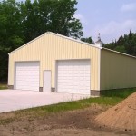 Premium Pole Buildings and Storage Sheds built this pole barn to withstand U.P. winters
