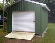 Premium’s newest 12 foot by 16 foot Maintenance-Free Building!