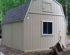 Premium Pole Buildings & Storage Sheds 12′ by 16′ Gambrel Shed!