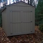 A front view of the new 8x16 gable in it's new home!