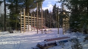 Premium Pole Building Built On Site in Negaunee Michigan