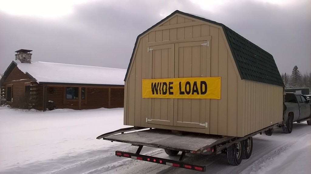 Marquette Resident Needed a Sealed Shed to Store Hay and Tack for their Horse Farm