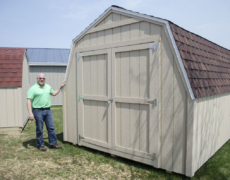 Get a 10’x20′ Gambrel Shed from Premium Pole Buildings and Storage Sheds