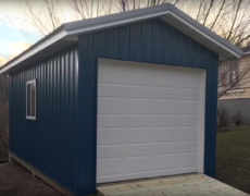 Premium Completes New 10×20 Maintenance Free Shed With On-Site Build
